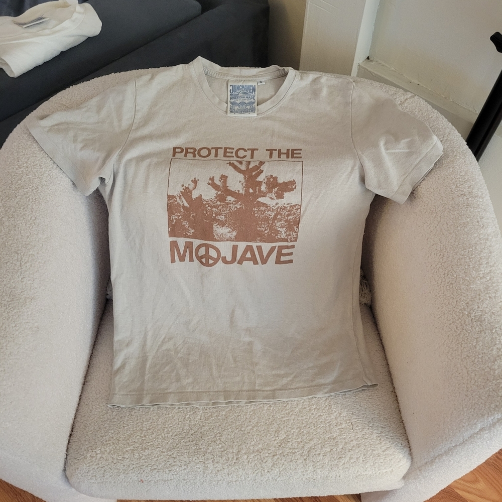 Jungmaven Hemp Blend Protect the Mojave Graphic T-Shirt, Small